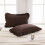 Dark Brown Queen Pillow Covers 20x30 in, 2-Pack Microfibre 3