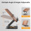 Adjustable Book Stand with 360 Rotation Foldable Elastic 5