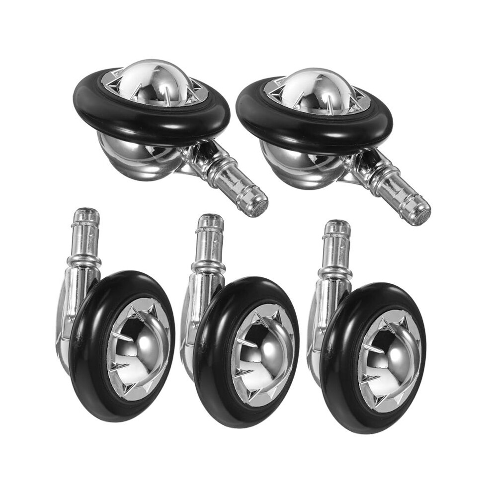 5Pcs Casters Swivel Wheels Heavy Duty Chair Wheels Mute Desk Caster Wheels Computer Chair Wheels Office Chair Wheels 4711307552302