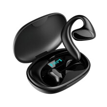 Language Translation Earbuds Two-Way Real- Translation Language, Instant Voice Translation Business Learning Black