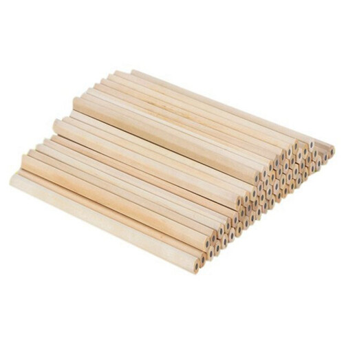 100 StüCk/Holzstift HB Hex Bleistift Schreibwaren BüRobedarf
