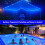 2 φώτα μπαταρίας με σχοινί, 200LED66ft, 8 λειτουργίες/τηλεχειριστήριο, αδιάβροχα, μπλε 2