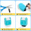 Handwriting Lines Stamp Roller - 2PCS Dashed Handwriting Lines Practice Roller Stamp Self Inking  Rolling Stamps 1