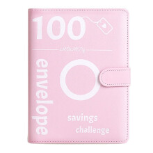 100 Dagen Uitdaging Geldbesparende Binder Leren Envelopuitdaging Binder, Gemakkelijk, Boeiend en Belonend