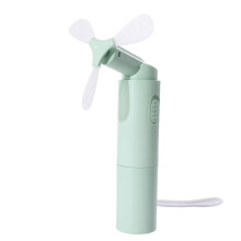 Handheld Fan Portable Rechargeable 3000mAh USB Battery Powered 22+Hrs Runtime Small Hand Held Fan Light Green