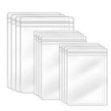 Schmuckbeutel, SelbstverschließEnder Kunststoffbeutel mit ReißVerschluss, Durchsichtiges PVC,Aufbewahrung Von Ringen, Ohrringen, 8,9 X 12,7Cm, 7,1 X