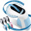 Embossing Label Maker E975 3D Embossing Label Printer Machine with 6 Rolls Emboss Tapes, Handheld Embosser, 1