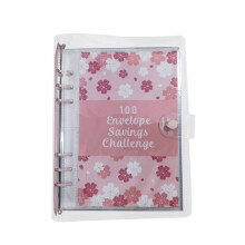 100 Envelop Challenge Binder Spaarbinder voor Save 5050 met Geldenveloppen voor Budgetplanning Rood