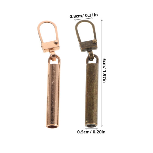 OUNONA 8 Pcs Zipper Puller Pulls for Backpacks Handle Replacement Tabs Charm 1