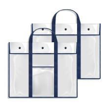 2 Pack Large Poster Storage Bag 31.5 X 25.5inch Bulletin Board Holder Art Portfolio Container for Teachers Classroom