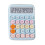 Mechanical Calculator Large LCD Display  Round Button Cute Candy Colored Calculator Suitable for Office School 1