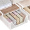 Wardrobe Pull-Out Partition Drawer-Type Underwear Rack Layered Clothes Storage Clothes Hanging Basket Without Punching 6