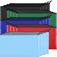 20-Pack Geldzakken 11,5 X 6,1 Inch Bankstortingszakken met Ritssluiting Muntgeldzakken voor Contant Geld Munten Cosmetische Factuurhulpmiddelen C