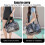 Elainilye waterproof swim bag wet/dry separation 1 large 6