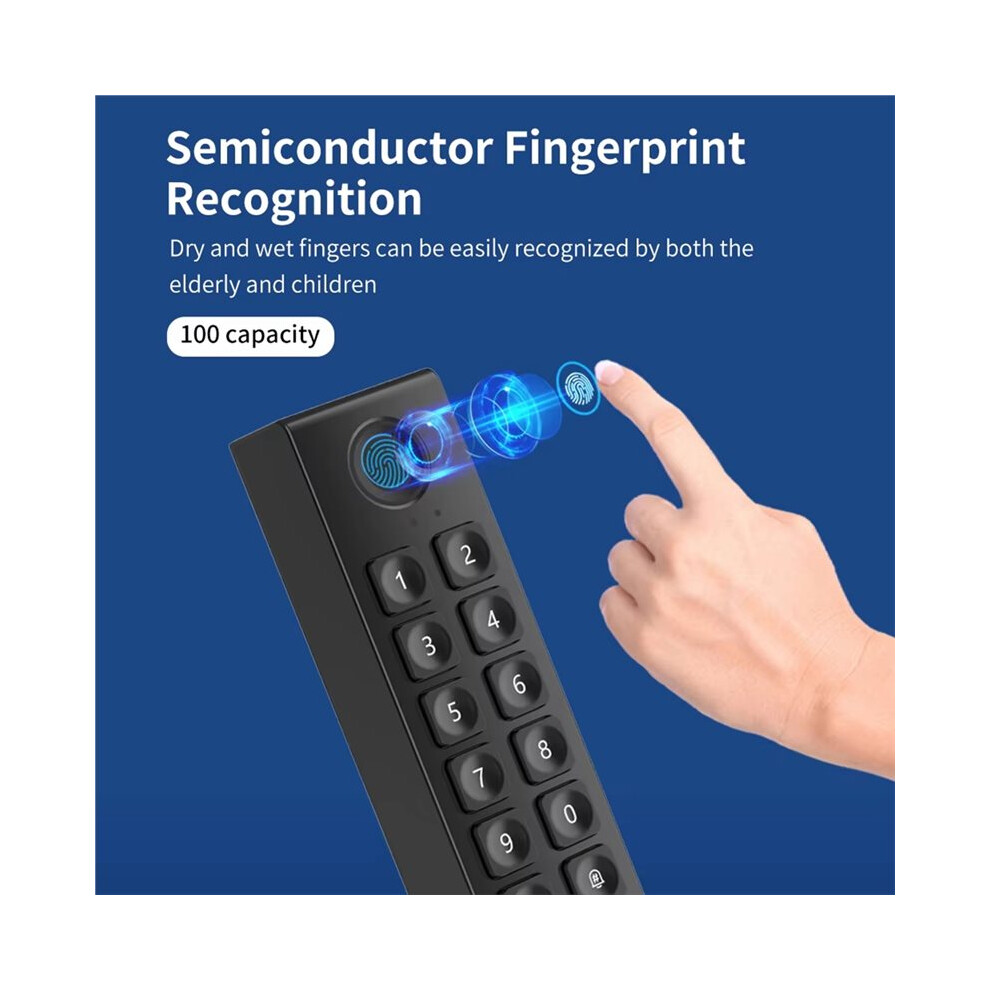 TTLOCK Fingerprint Access Control System 13.5Hz Wireless Digital Keypad ...