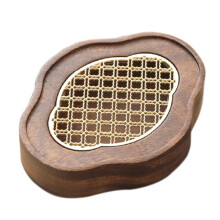 Solid Wood Tea Tray Chinese Style Retro Water Storage Pot Holder Portable Outdoor Travel Small Dry Bubble Tea Table