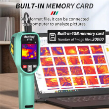 MASTFUYI FY12 Oplaadbare Warmtebeeldcamera Handheld Warmtebeeldcamera -20-550 Waterdicht Stofdicht Valbestendig