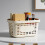 Foldable Transparent Laundry Hamper – Large Capacity Rectangular Plastic Storage Basket for Bathroom, Desktop & Home (Compatible with Small Spaces) 5