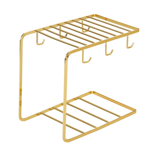 Cup Rack Bottle with Drain Tray Modern with 6 Claws Cup Rack Dryer 1