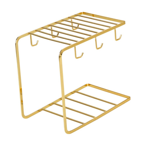 Cup Rack Bottle with Drain Tray Modern with 6 Claws Cup Rack Dryer 2