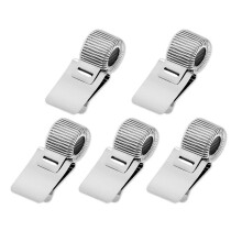 Hard Hat Pencil Clip, Universal Adjustable Clipboard Pencil Holder Clip Holder Clip Organizer for Notebook,Silver