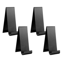 4 Pcs Metal Fancy Brochure Holder Display Flyer Brochure Holder Stand Table Vertical Countertop Literature Organizer