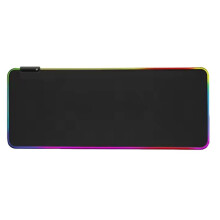 1 Pcs Large Gaming Mouse Pad Light Modes Touch Control Extended Soft Computer Keyboard Mat Non-Slip Rubber Base