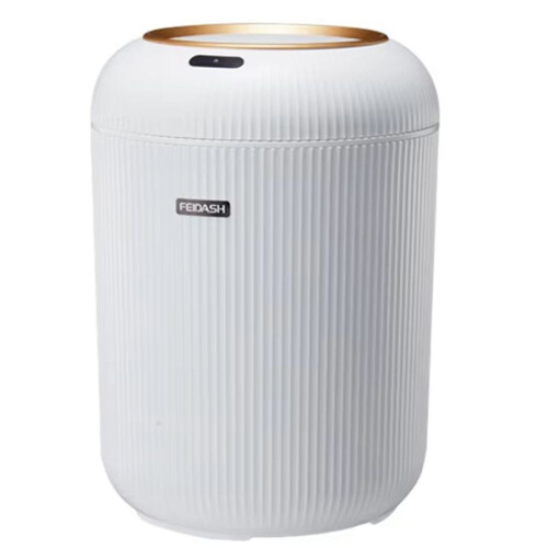 FEIDASH Automatic Trash Can with Lid, Small Plastic Trash Can, Motion Sensor Trash Can for Bedroom, Bathroom, Kitchen B 1