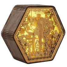 Wooden Carving Lamps, Gifts, Cultural Crafts, Bedside Table Decorations, Desk Lamp