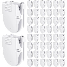 50Pcs Cubicle Clips Fabric Panel Cubicle Accessories Fabric Partition Panel Wall Clip Office Photos Wall for Notes Memos
