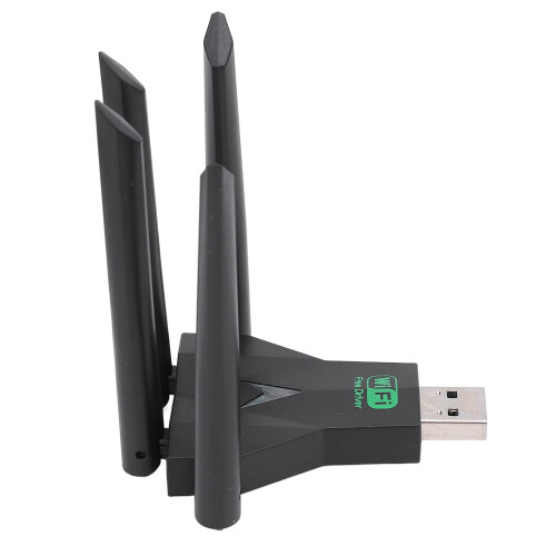Wireless USB Adapter 1300Mbps Dual Band 4 Antennas for Windows