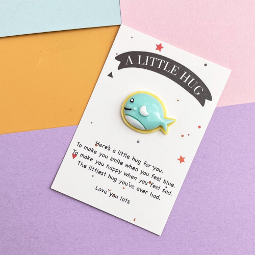 Pocket Hug Whale Valentine's Gift Card Set 1 Pack 2