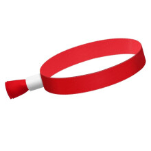 100 Pcs Cloth Event Wristbands, Colored Wrist Bands for Events, for Concert Wrist Strap (Red)