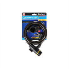Blue Spot Tools Locking Cable 10mm X 1.8m - Black