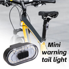 Bike Tail Light USB Rechargeable Ultra Bright LED Warning Bike Flashlight 7 Color Waterproof Bicycle Rear Light A