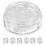 30 Pcs Silicone Earrings Backs Patches Support Earplugs Secure Transparent 5