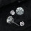 30 Pcs Silicone Earrings Backs Patches Support Earplugs Secure Transparent 8