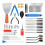66-Pcs 3D Printed Model Refinement Tools and Accessories, 3D Printer Tools for Cleaning,Cutting, Deburring,and Finishing 1