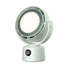 Electric Fan Multifunctional Bladeless Air Circulator Wireless Air Cooler Quiet Ventilator with LED Light A