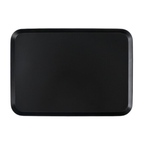 Large Black Serving Tray – Food-Grade Plastic, 34.8 x 25 1