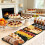 Large Black Serving Tray – Food-Grade Plastic, 34.8 x 25 5