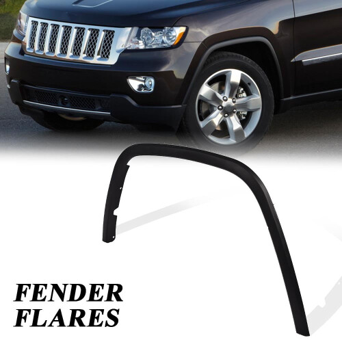 Φτερά για Jeep Grand Cherokee 2011-2016, Μαύρο, Πλαίσιο Ανοίγματος Τροχών 2