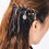 1 σετ έθνικ πλεξούδα μαλλιών dreadlocks DIY κοσμήματα θηλιές πλεξούδα κόμμωση δαχτυλίδι 6