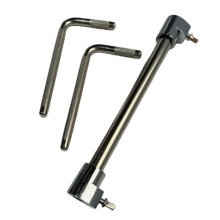 Drum Cowbell Clamp Double Cowbell Holder Accessories Percussion Mounting Bracket for Drum Drummer Instrument A