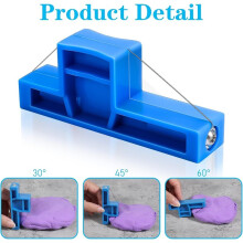 2 Pcs Angle Cutting Clay Tool and Clay Wire Cutter Steel Wire Bevel Cutter Pottery for Ceramics Sculpting, Cheese Dough