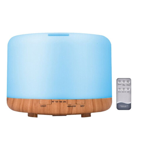 Essential Oil Diffuser 500ml Humidifier Diffusers Aromatherapy Diffuser with Remote Control UK Plug