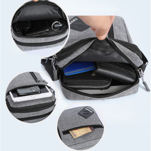 Τσάντα ώμου crossbody για γυναίκες άνδρες ρυθμιζόμενο λουρί πεζοπορία ποδηλασία 2