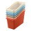 6 Pcs Book Box Connected Storage Box Book Storage Box for Book Folder Magazine File Rack Interlocking Office Classroom 1