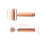 Wooden Dough Roller – Beechwood, Single Wheel, Handheld 2