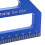 Aluminum Woodworking Square Protractor 45/90 Miter Ruler Blue 8